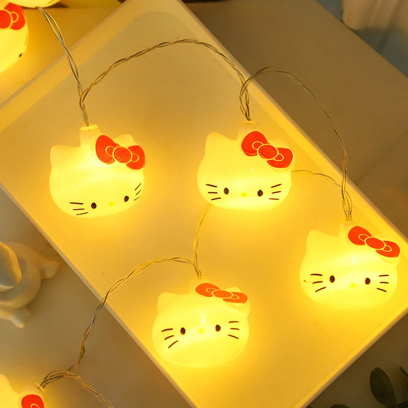 Cordão de Luminosos Kawaii Sanrio Decoração