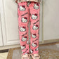 Calça moletom Sanrio Hello Kitty kawaii