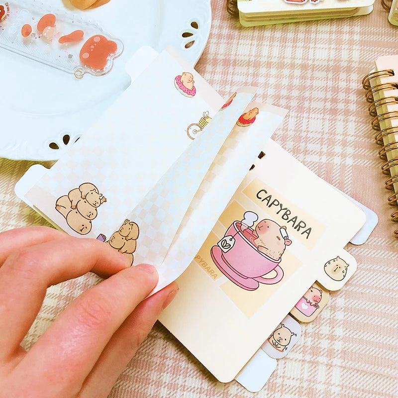 Mini Caderno kawaii Capivara