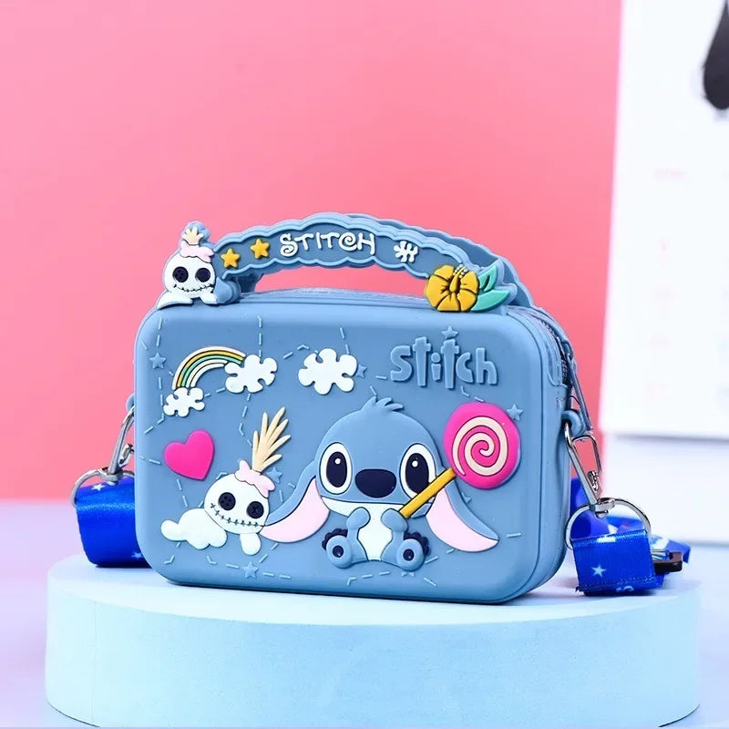 Bolsa Stitch Disney Silicone Bag Cartoon Anime