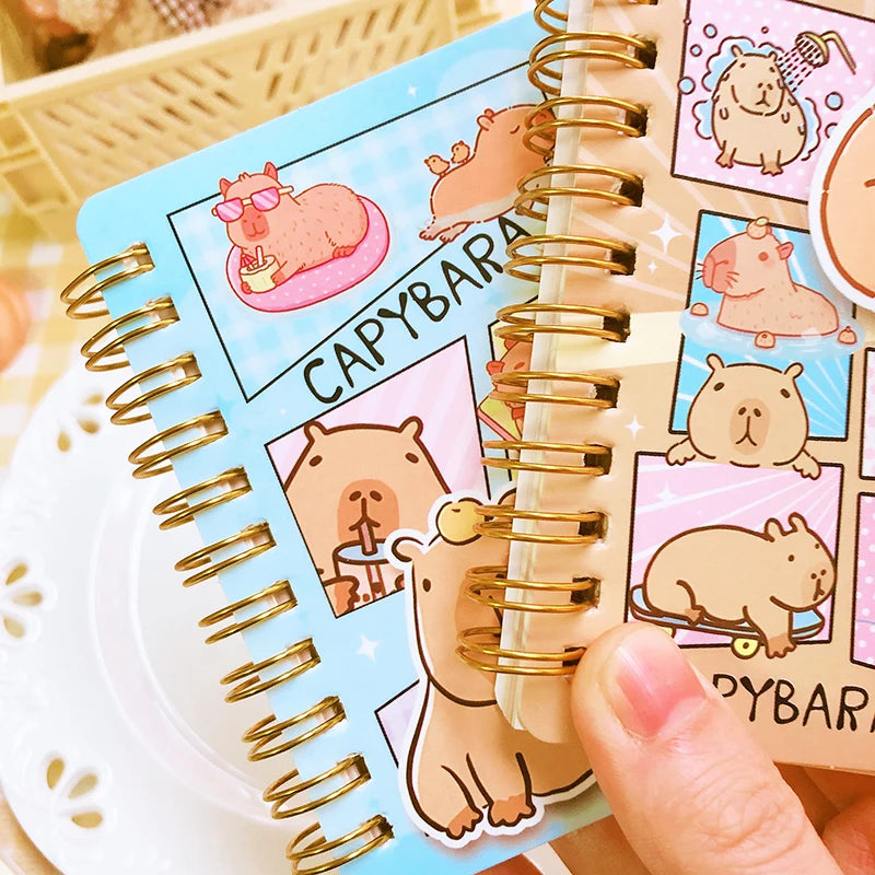 Mini Caderno kawaii Capivara