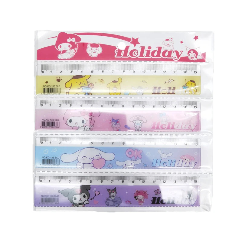 Kit Réguas 4PCS Sanrio