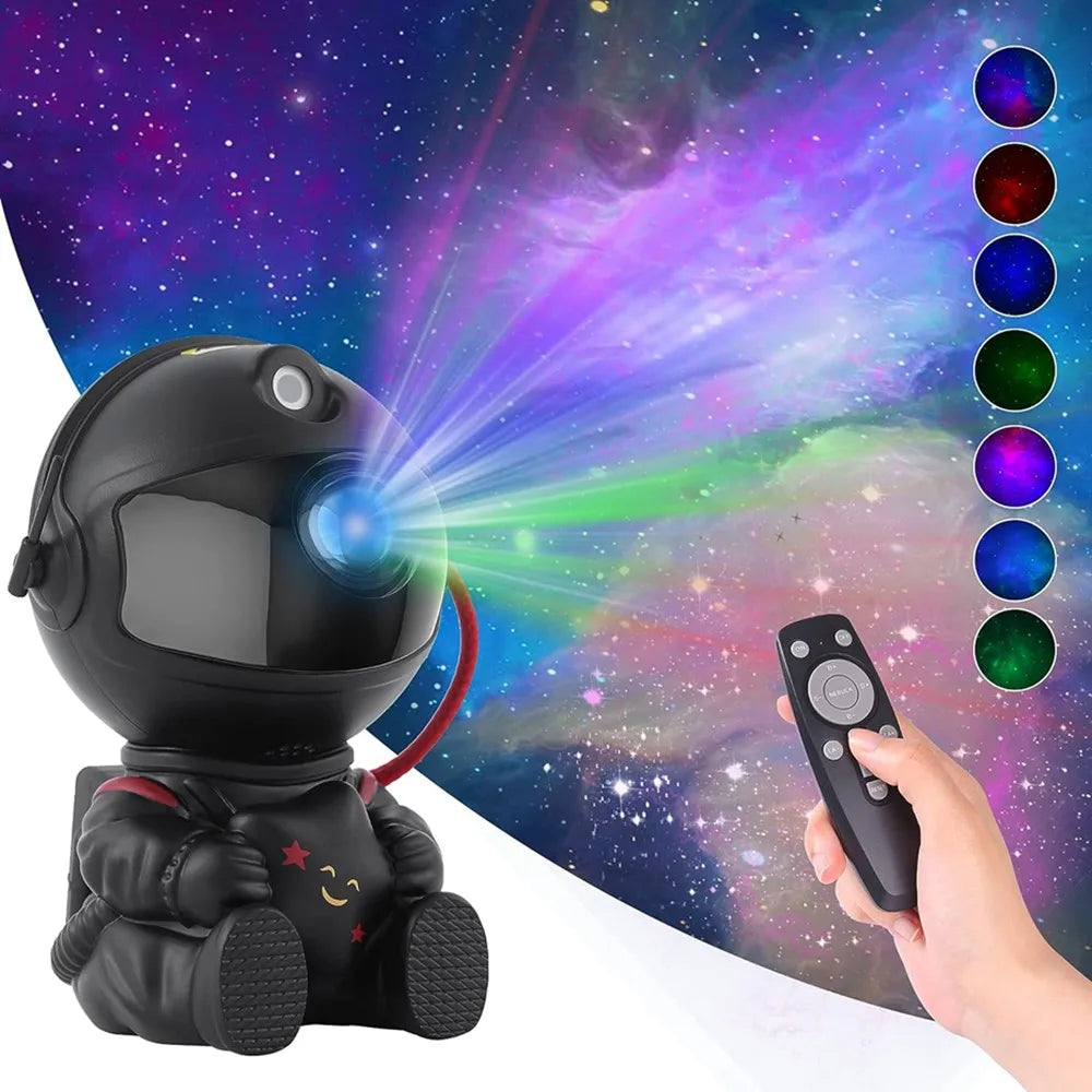 Luminária decorativa para Quarto Astronauta Led projetor esrelado