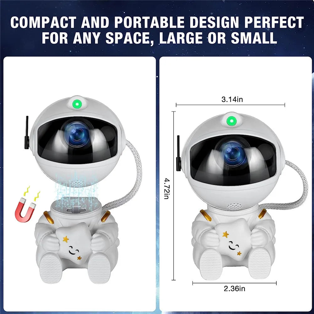 Luminária decorativa para Quarto Astronauta Led projetor esrelado